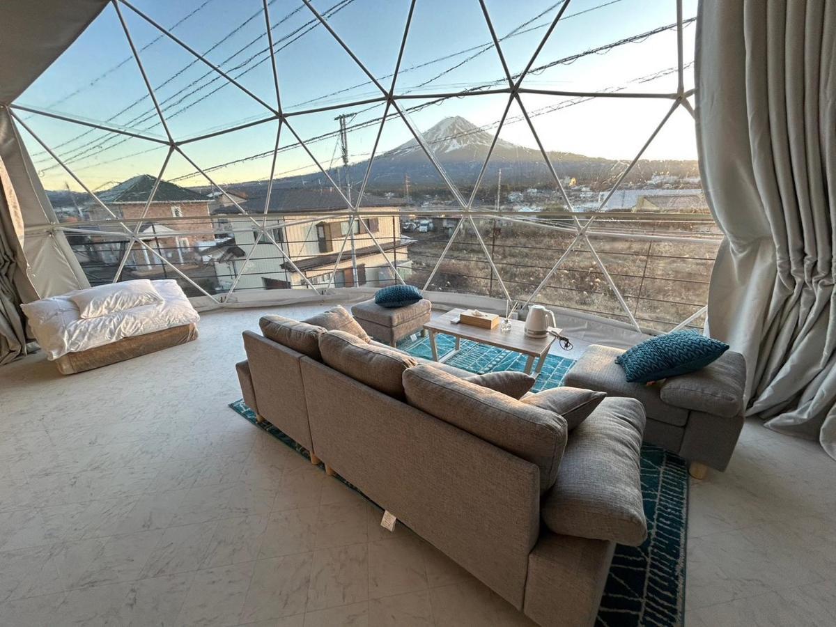 Glamping Dome Yoshimura Fujikawaguchiko Bagian luar foto