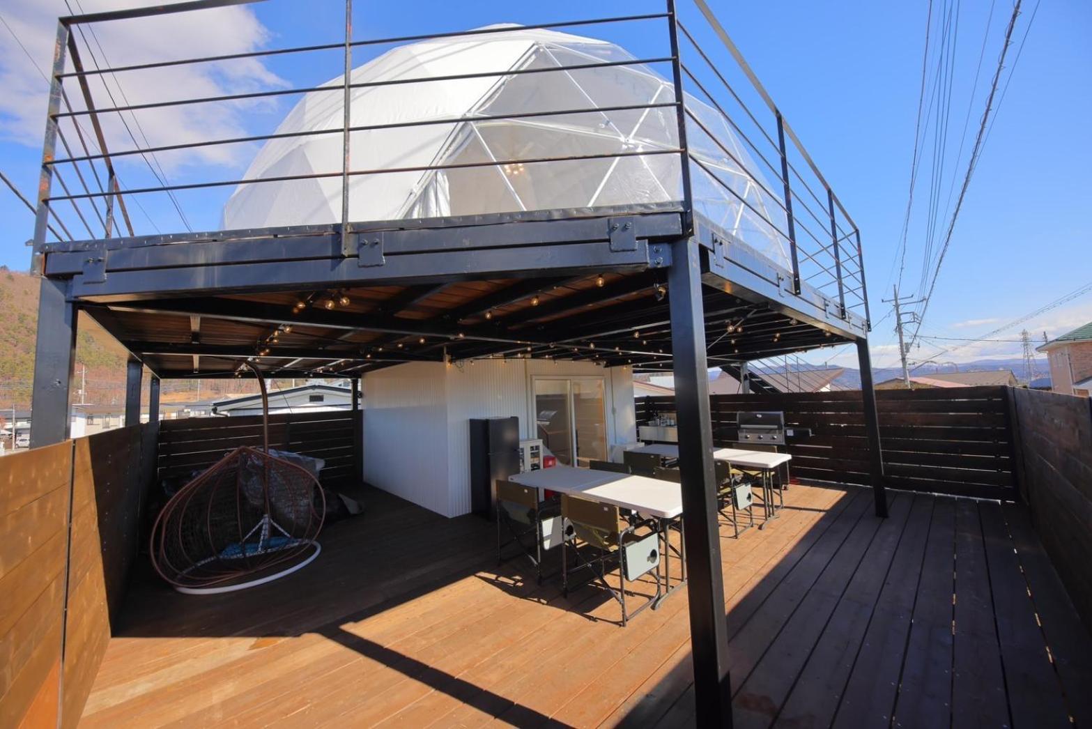 Glamping Dome Yoshimura Fujikawaguchiko Bagian luar foto
